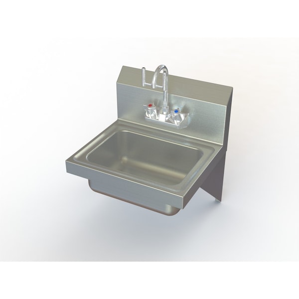 Heavy Duty NSF Hand Sink W/ Eye Wash Attachment